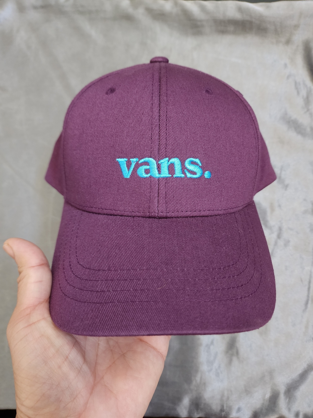 Vans Unisex 66 Structured Jockey Hat in Blackberry Wine- Purple Cotton-NWT